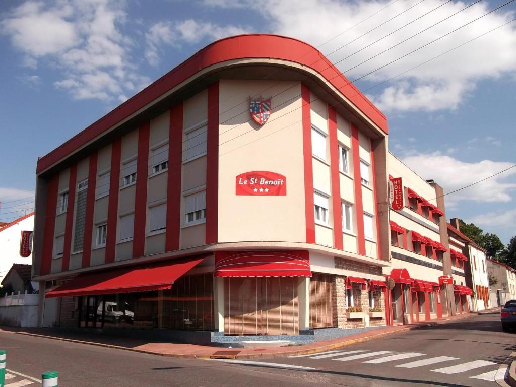 Hotel Restaurant Saint-Benoit Gueugnon Exterior photo